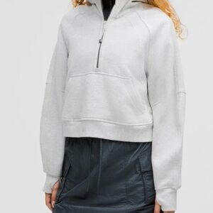 Lululemon Scuba Half Zip Light Gray - M/L